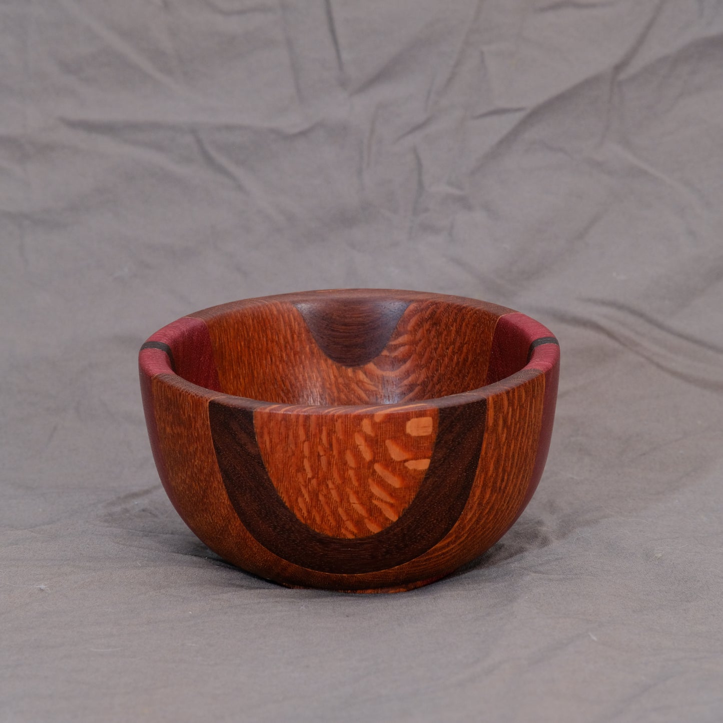 Purpleheart Laminated Bowl
