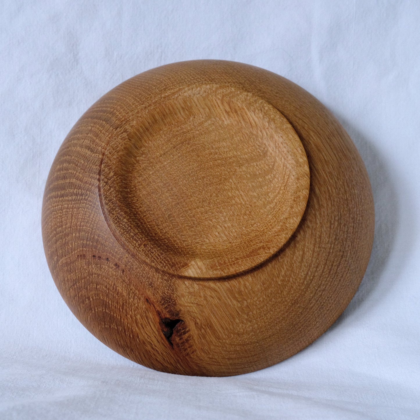 White Oak Bowl with knot