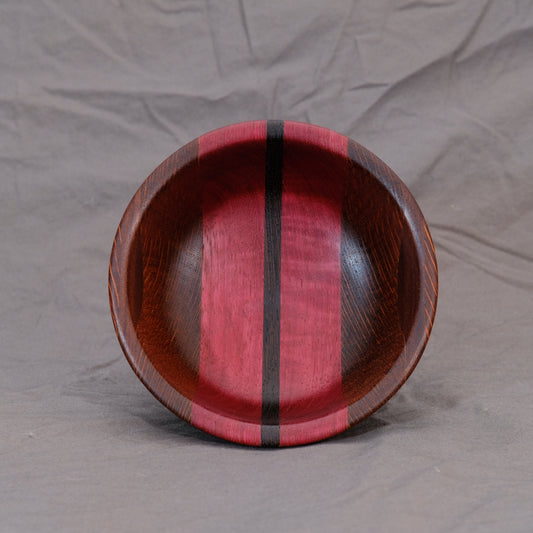 Purpleheart Laminated Bowl