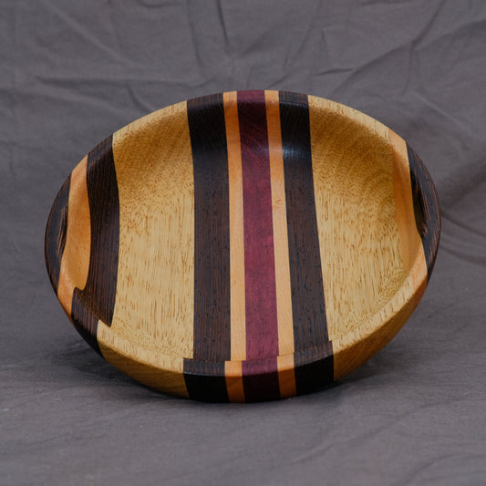Black Limba Laminated Bowl
