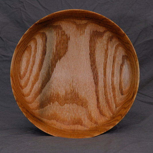 Shallow Red Oak Platter