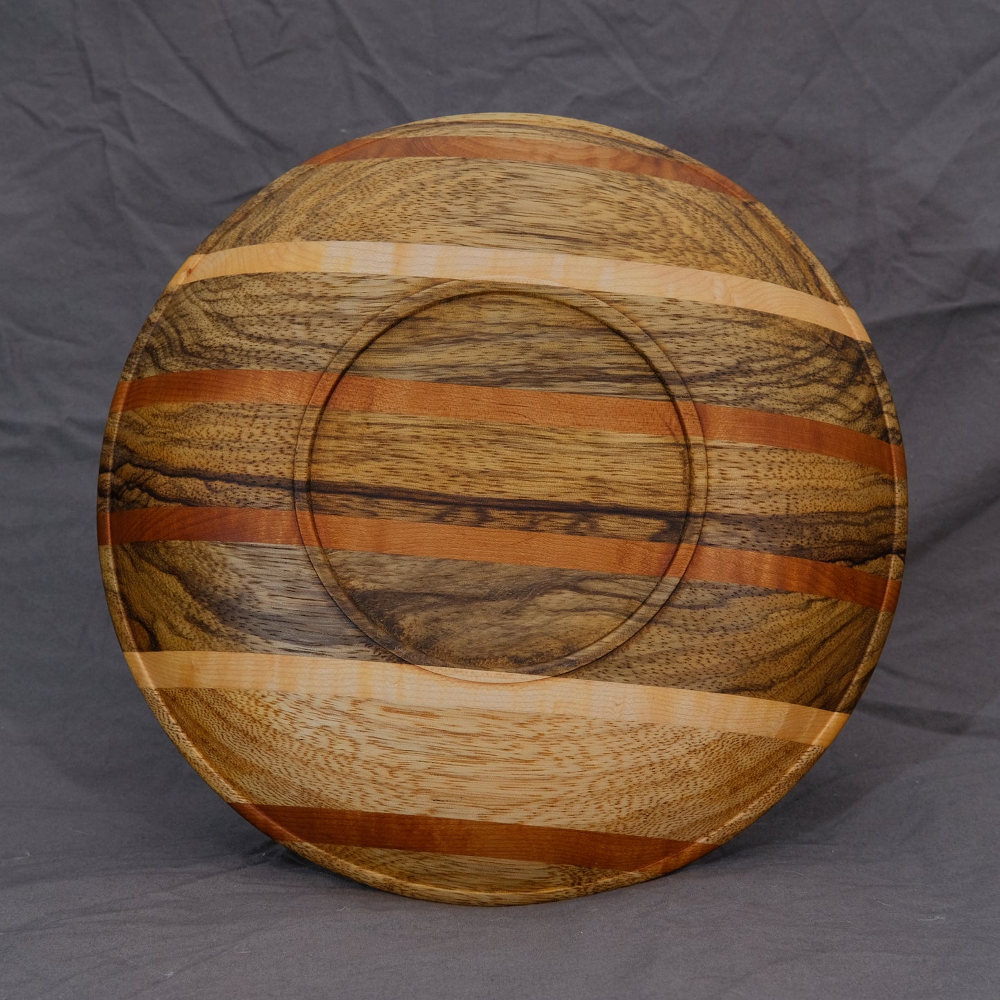 Black Limba and Maple Platter