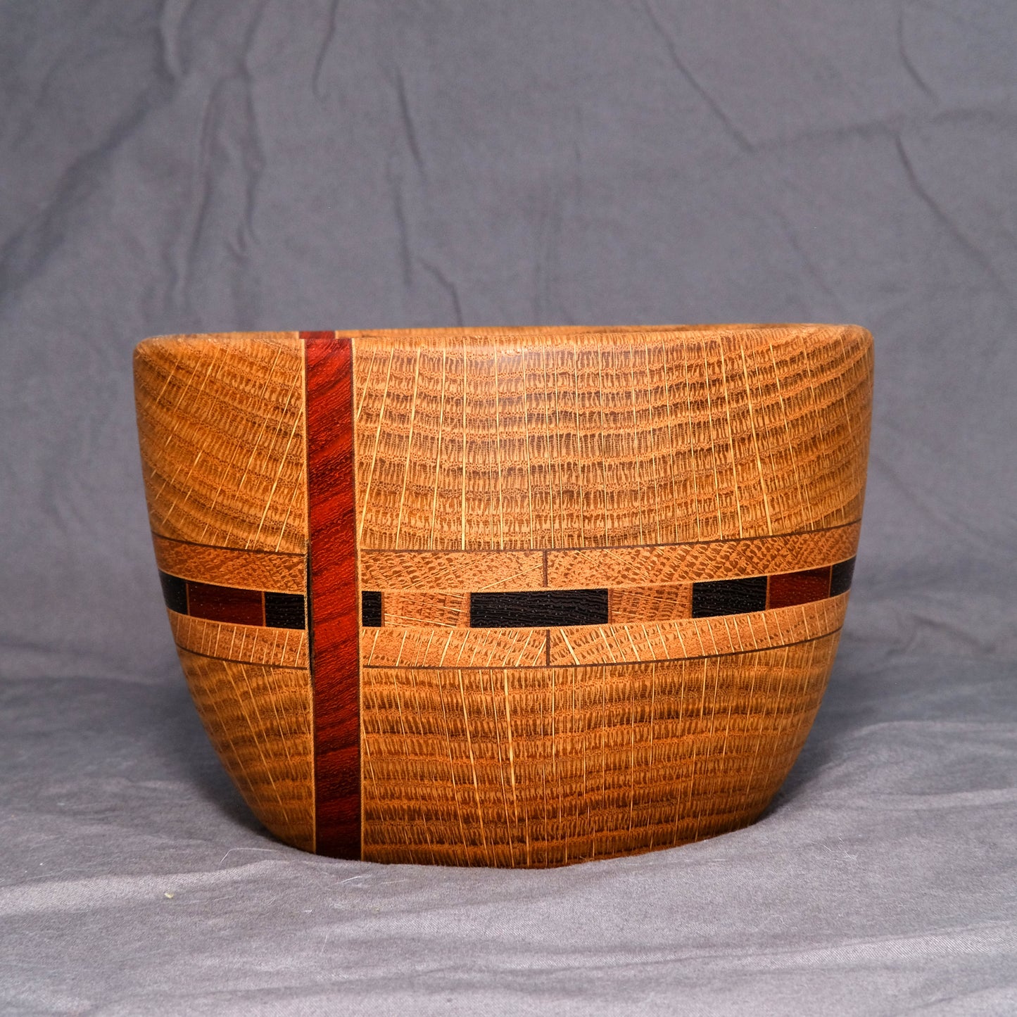 White Oak Laminated Bowl