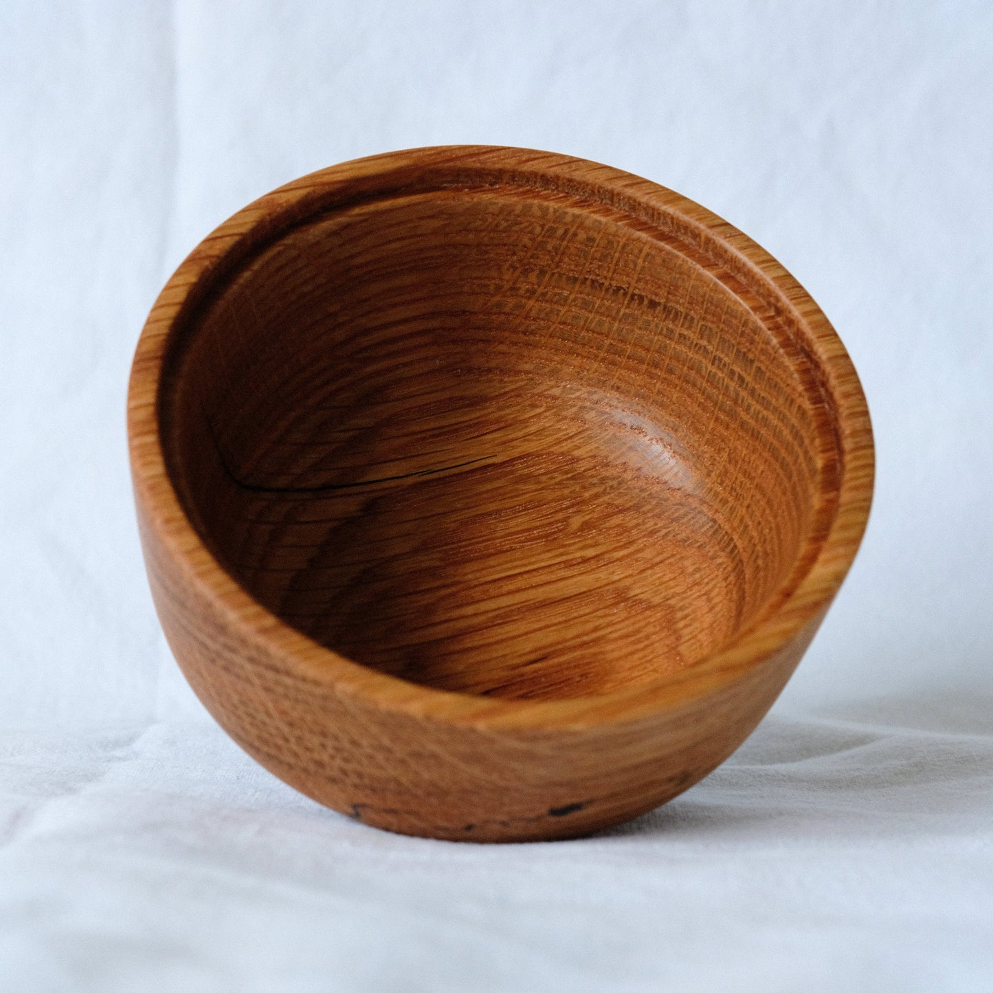 White Oak Salt Cellar with Ambrosia Maple Lid