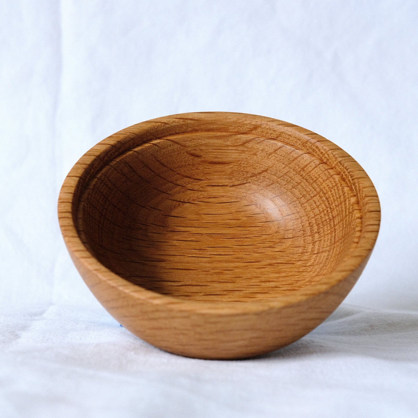 White Oak Salt Cellar with Zebrawood Lid