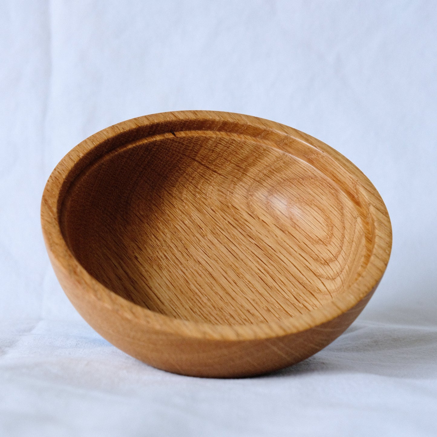 White Oak Salt Cellar with Ambrosia Maple Lid