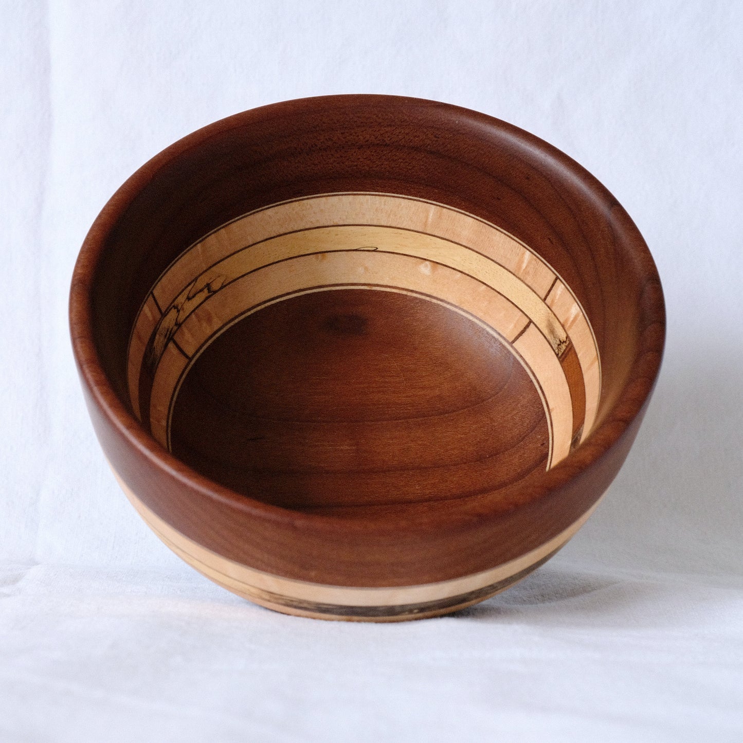 Roasted Maple Laminated Bowl