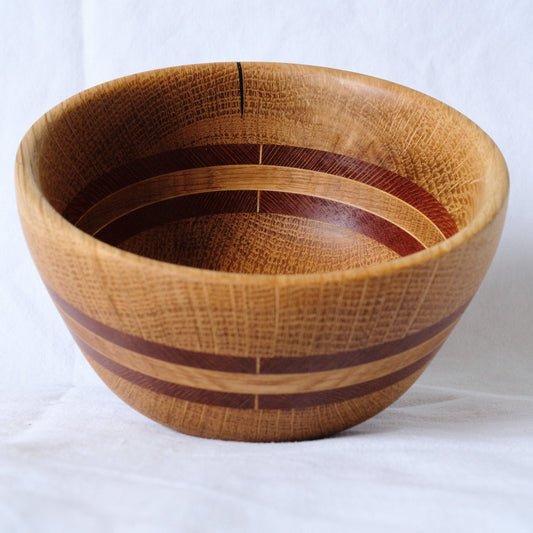 White Oak Laminated Bowl