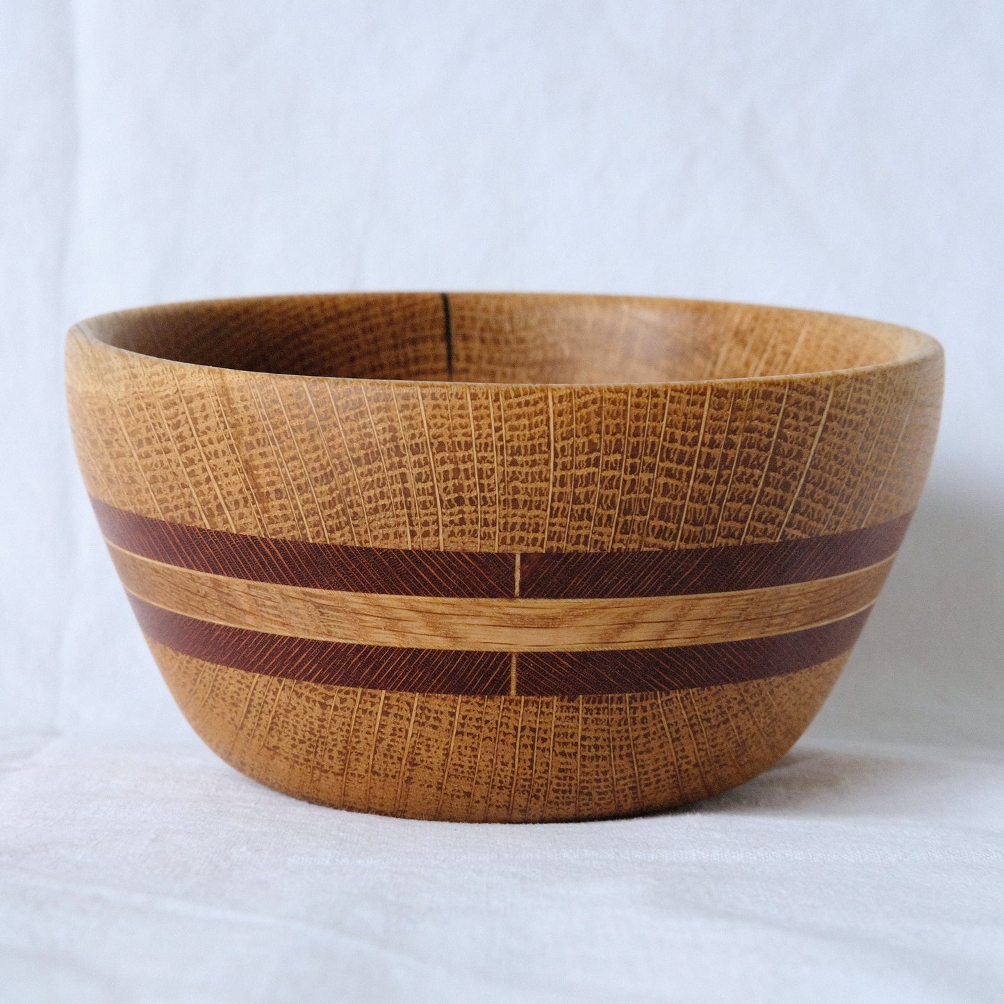 White Oak Laminated Bowl