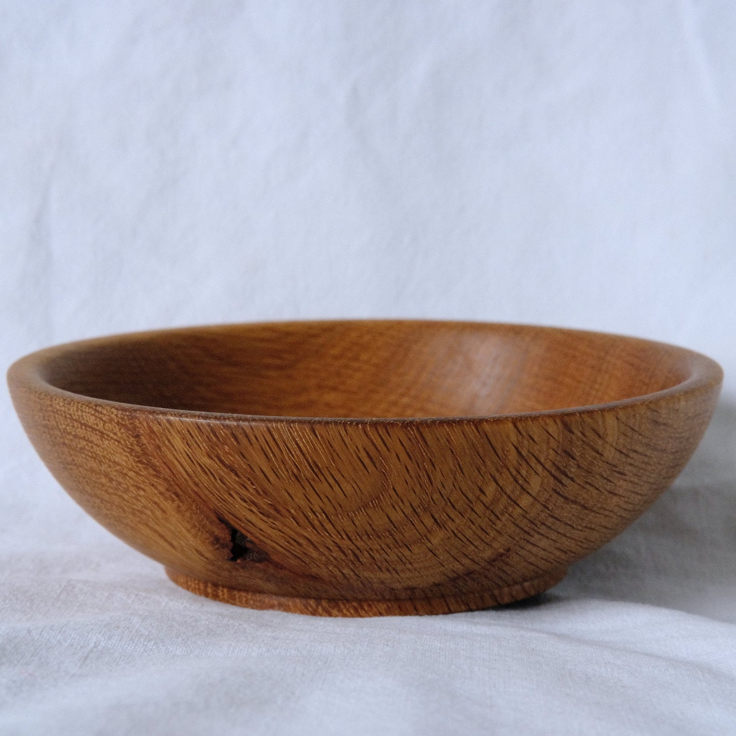 White Oak Bowl with knot