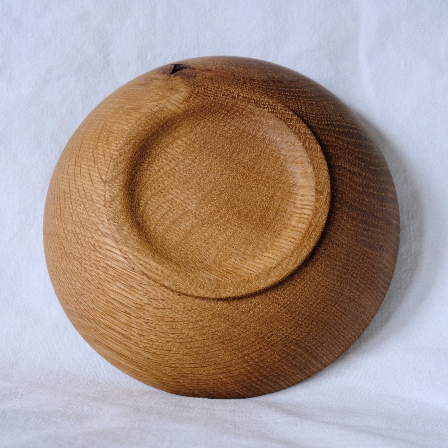 White Oak Bowl with knot