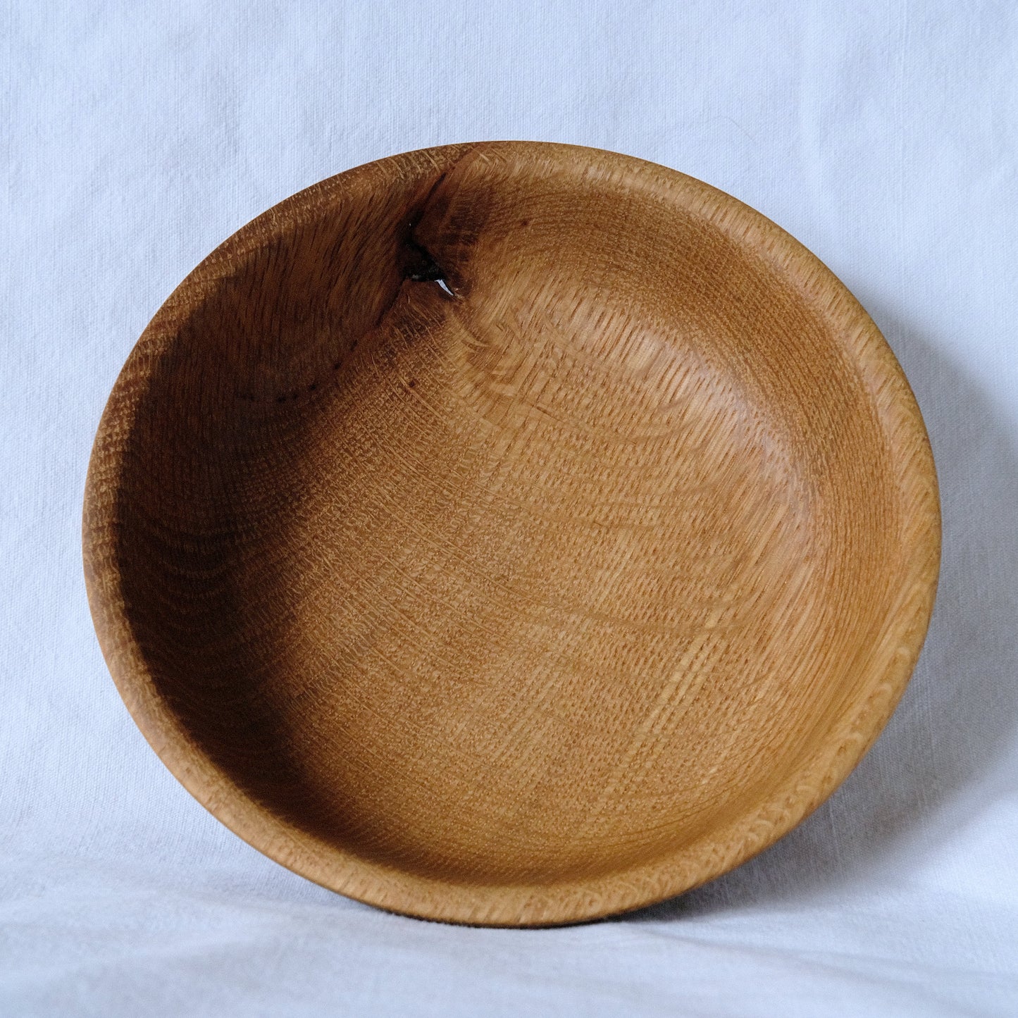 White Oak Bowl with knot