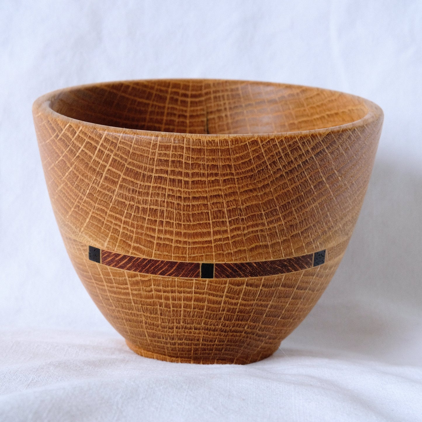 White Oak Laminated Bowl