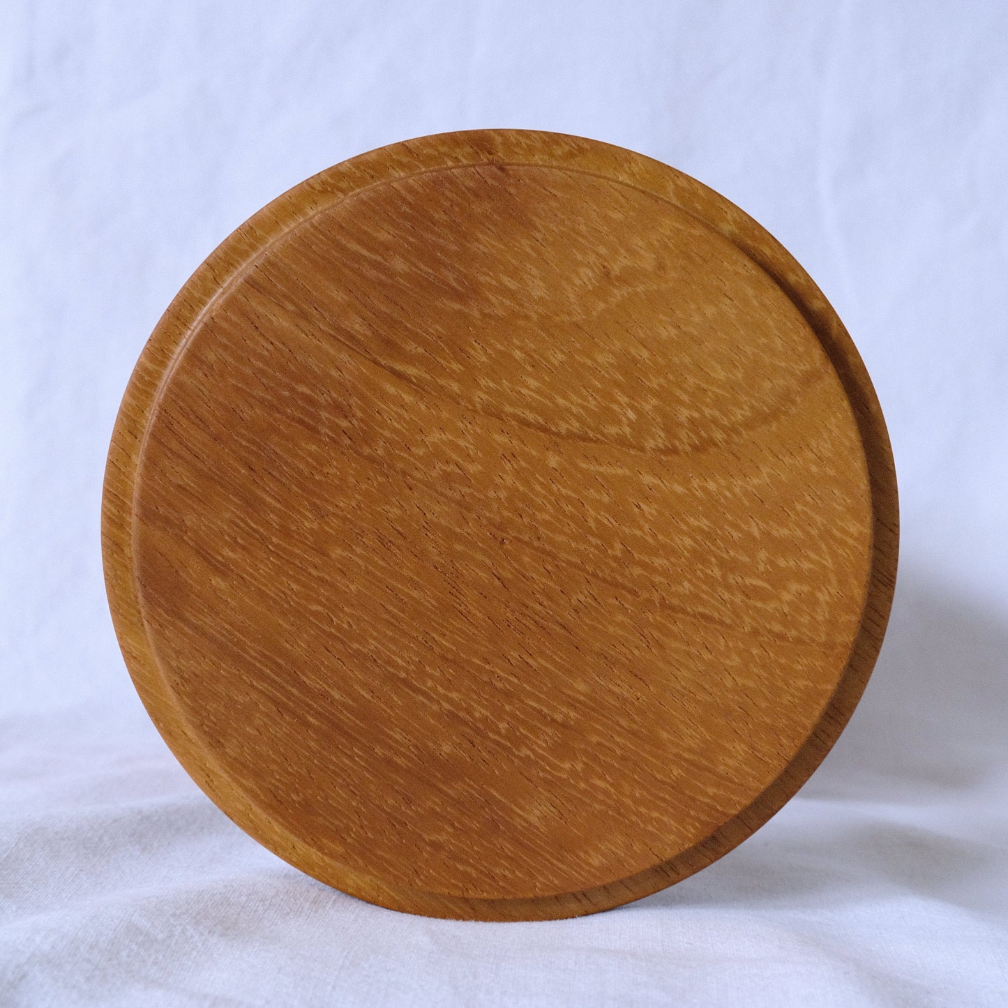 Padauk Bowl with Iroko Lid