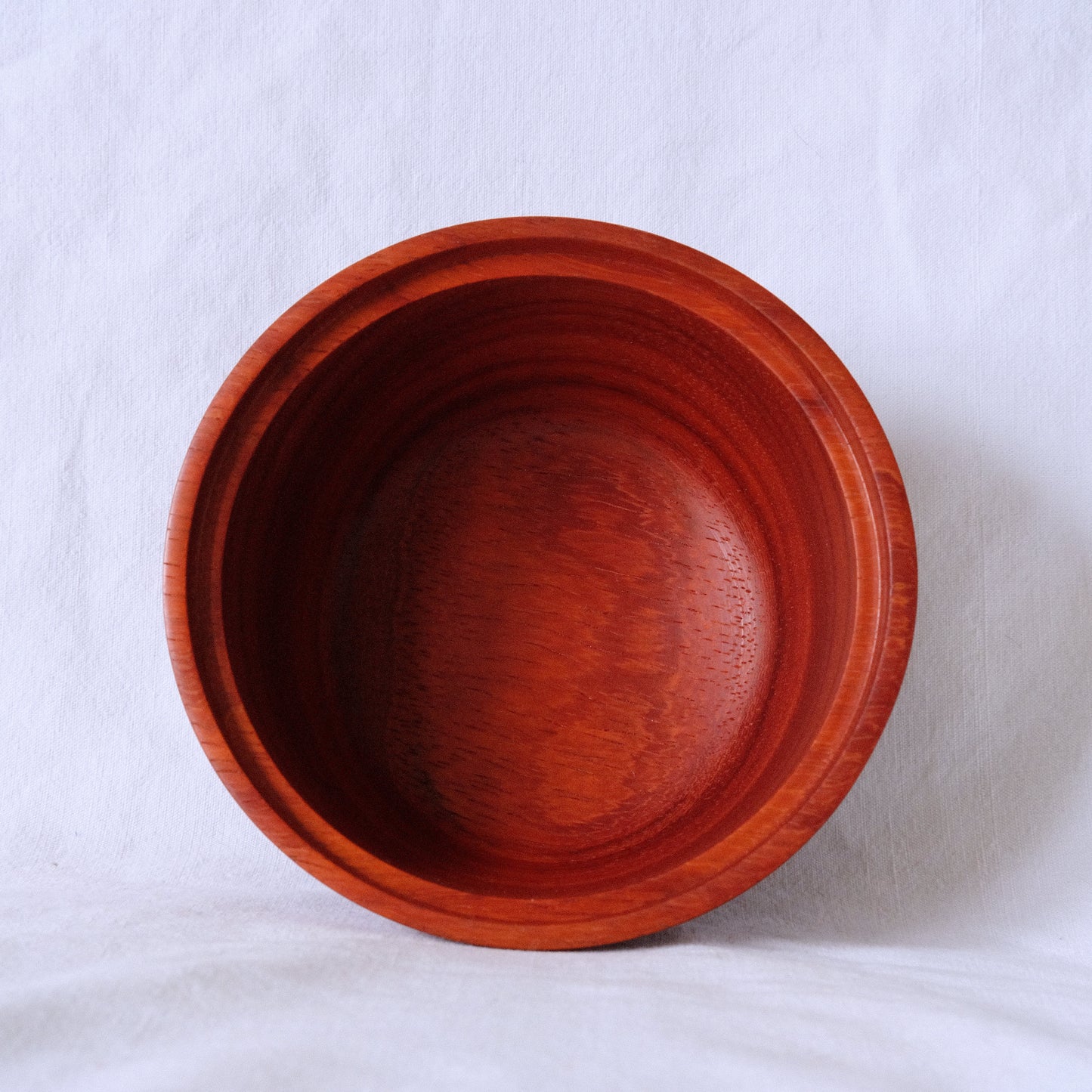 Padauk Bowl with Iroko Lid