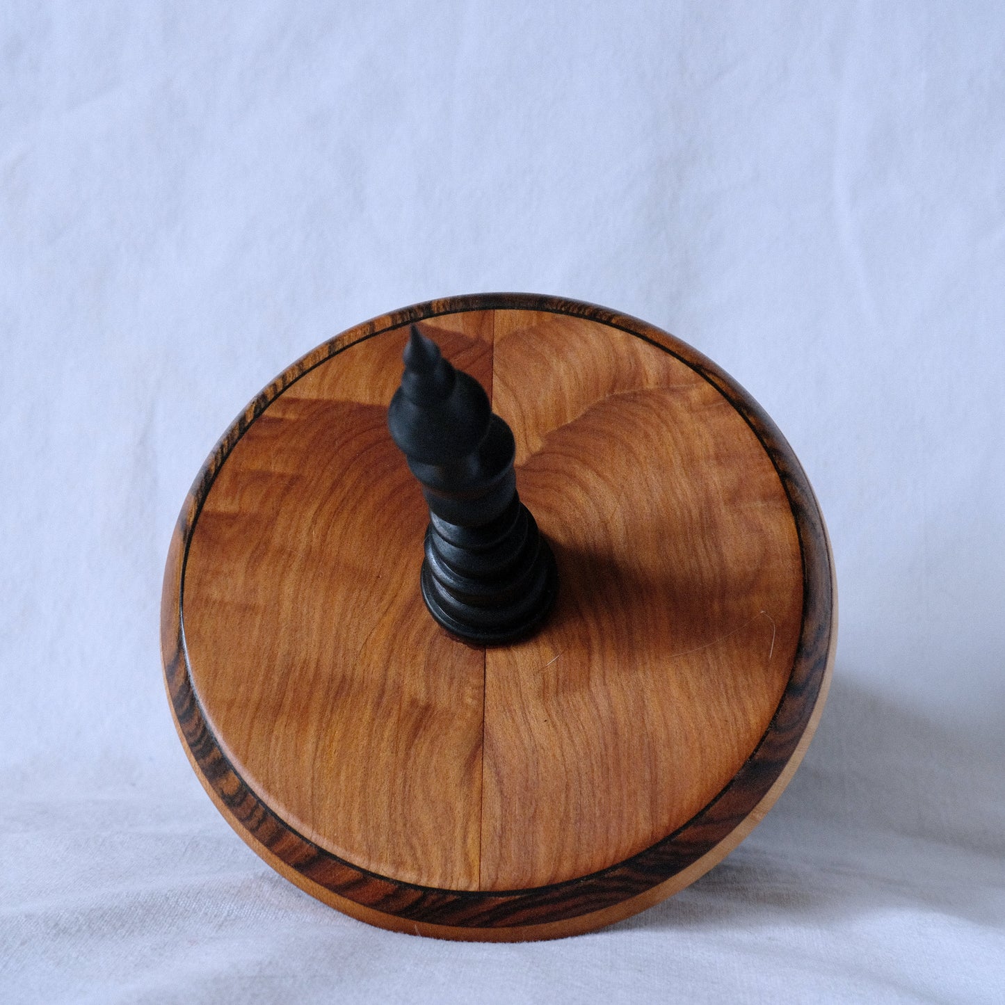 Black Walnut Bowl Lidded Bowl