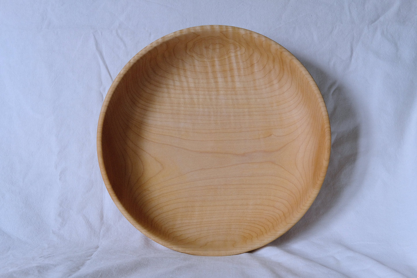 Figured Maple Salad Bowl/Platter