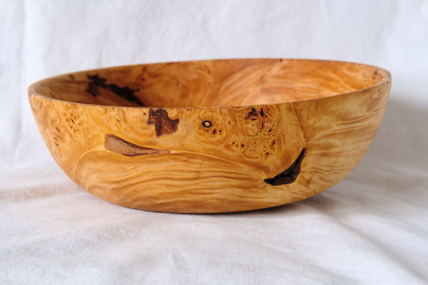 Maple Burl Decorative Bowl